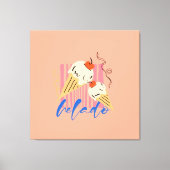 Retro Italiaanse ijsjes Canvas Afdruk (Voorkant)