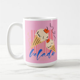 Retro Italiaanse ijsjes Koffiemok