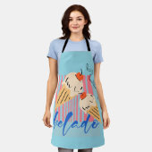 Retro Italiaanse ijsjes Schort (Gedragen)