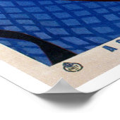  retro Italiaanse wintersport ski reis Poster (Hoek)