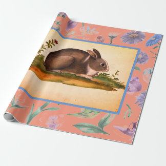 RETRO ITALIAN RABBIT GIFT WRAPPING FOR EASTER CADEAUPAPIER
