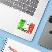 Retro Italien das Land der Roller Sticker (Laptop met iPhone)