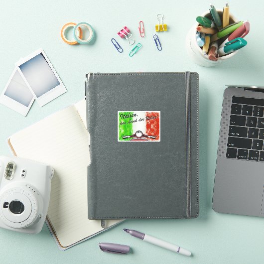 Retro Italien das Land der Roller Sticker (iPad Cover)