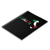 Retro Italy Flag Traveler Adventure Traveling Notitieboek (Linkerzijde)