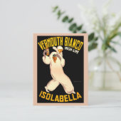  Retro Italy vermouth adverteren Briefkaart (Staand voorkant)