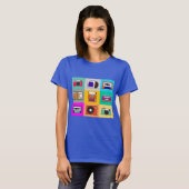 Retro Items Shirt – stijl grafisch T-shirt (Voorkant volledig)