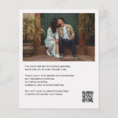 Retro Its A Date Photo Wedding Save The Date Flyer (Achterkant)