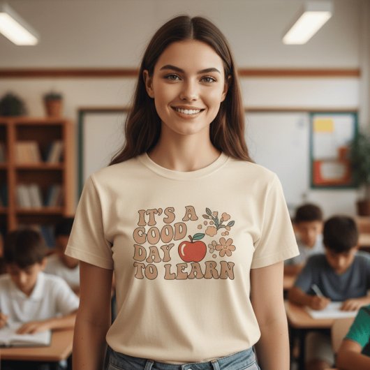 Retro It's A Good Day To Learn Teacher  | Groovy A T-shirt