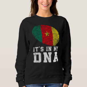 Retro It's In My Dna Cameroon Flag Patriotic Trui