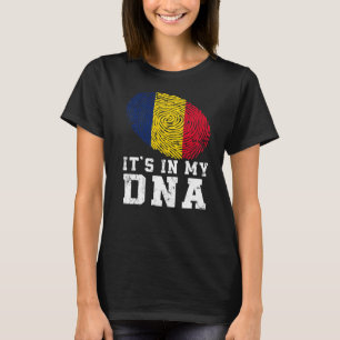 Retro It's In My Dna Chad Flag Patriotic T-shirt