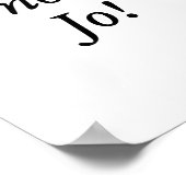 Retro It's No Use Jo Funny Saying Quote Design For Poster (Hoek)