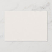 Retro Ivory Beige & Bourgondië Trouwwebsite Informatiekaartje (Achterkant)