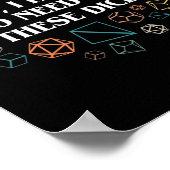 Retro Ja, ik heb echt al die tafeltjes nodig Poster (Hoek)