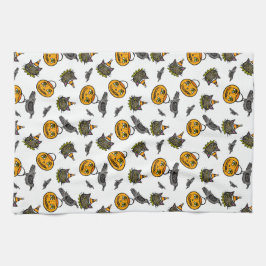 Retro Jack en kat Theedoek