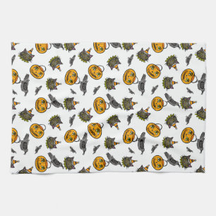 Retro Jack en kat Theedoek