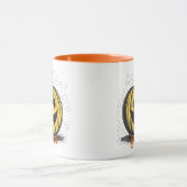 Retro Jack O Lantern Halloween Koffiemok Mok (Midden)