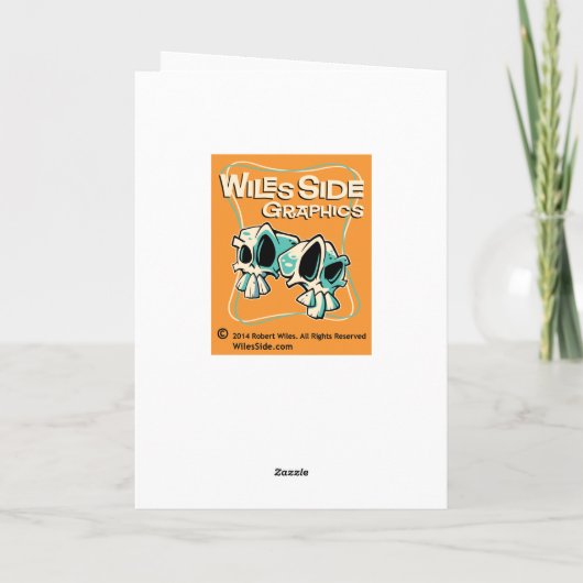 Retro Jack-O-Lantern Trio Halloween Wenskaart Kaart (Achterkant)