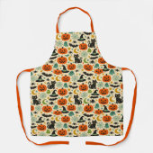 Retro Jack O Lanterns Halloween Schort (Voorkant)