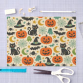 Retro Jack O Lanterns Halloween Tissuepapier (Craft)