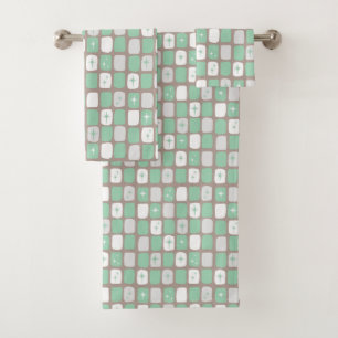 Retro Jade en de Witte Reeks van de Handdoek