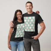Retro Jade Starbursts T-Shirt (Unisex)