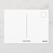 Retro jagen voor je hart briefkaart (Achterkant)