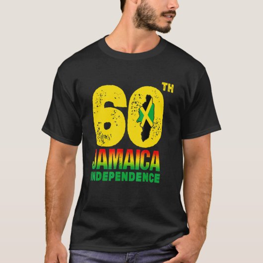 Retro Jamaica 60e Onafhankelijkheidsdag 2022 Jamai T-shirt (Voorkant)