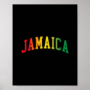 Retro Jamaica Reggae Vintage Jamaicaanse Mannen Vr Poster