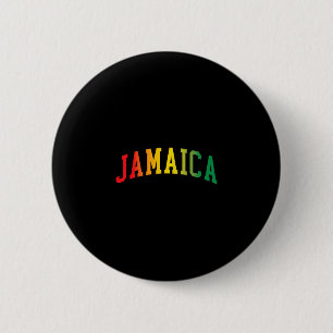 Retro Jamaica Reggae Vintage Jamaicaanse Mannen Vr Ronde Button 5,7 Cm