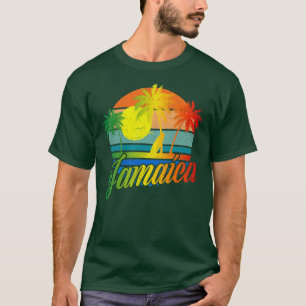 Retro Jamaica Summer Beach Vacking for Men Women T-shirt