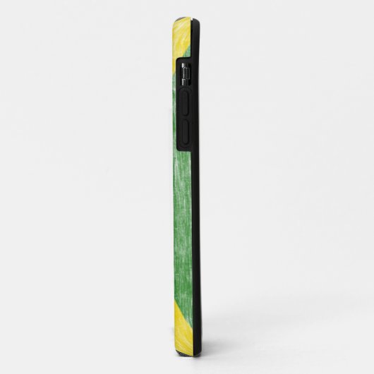 Retro Jamaican Flag iPhone 5 Hoesje (Achterkant/links)