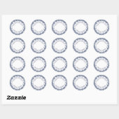Retro jambliklabel | Thuisgemaakte Mason-potten Ronde Sticker (Vel)