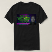  Retro James Baldwin Geweldige voor muziekventilat T-shirt (Design voorkant)