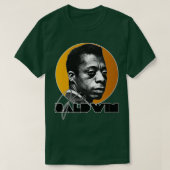 Retro James Baldwin Gold Tribute T-shirt (Design voorkant)