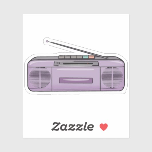 Retro Jams Sticker (Vel)