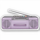 Retro Jams Sticker (Voorkant)