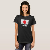 Retro Japan Flag  Japanse Pride T-shirt (Voorkant volledig)