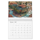 RETRO JAPAN jaren '20 Kalender (Feb 2027)