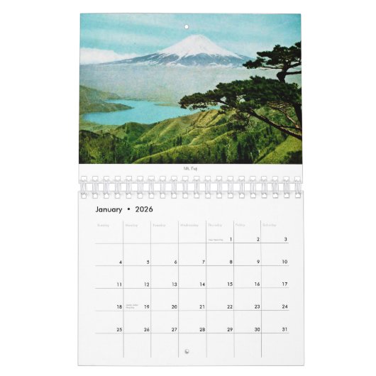 RETRO JAPAN jaren '20 Kalender (Jan 2026)