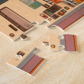 Retro Japanese Vending Machines – Showa Puzzle Legpuzzel (Zijkant)