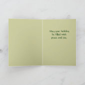 Retro Japans Kerst Kaarten voor de Feestdagen (Binnen)