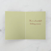 Retro Japans Kerst Kaarten voor de Feestdagen (Binnen)