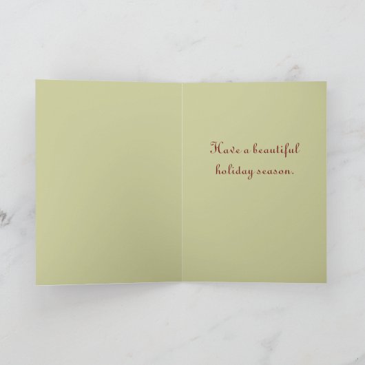 Retro Japans Kerst Kaarten voor de Feestdagen (Binnen)