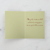 Retro Japans Kerst Kaarten voor de Feestdagen (Binnen)