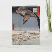 Retro Japans Kerst Kaarten voor de Feestdagen (Voorkant)