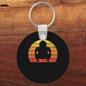 Retro  Japans Sumo Wrestling Lover Gift Sleutelhanger (Voorkant)