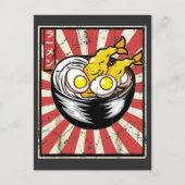 Retro  Japanse asty Ramen Noodles Lover Briefkaart (Voorkant)