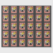 Retro  Japanse asty Ramen Noodles Lover Cadeaupapier (Vlak)