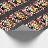 Retro  Japanse asty Ramen Noodles Lover Cadeaupapier (Hoek)