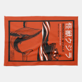 Retro Japanse Film Poster Theedoek (Horizontaal)